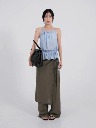Florian Frill Wrap Layered Loose Pants