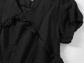 Kimi See-through Flutter Frill Blouse