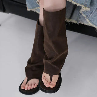 Nineta Summer Flip-flop Warmer Boots
