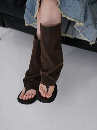 Nineta Summer Flip-flop Warmer Boots