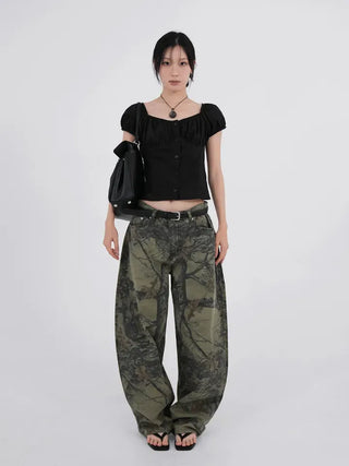 May Cap Sleeve Summer Cotton Blouse