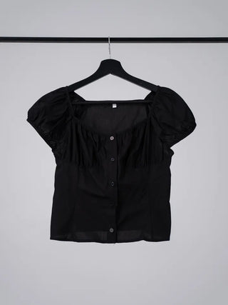 May Cap Sleeve Summer Cotton Blouse