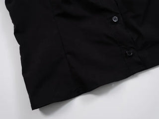 May Cap Sleeve Summer Cotton Blouse