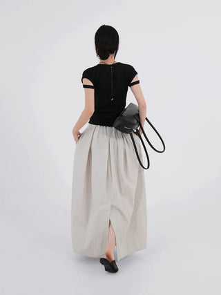 Rubo Sleeve Cut-off Basic Short Sleeve