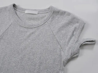 Rubo Sleeve Cut-off Basic Short Sleeve