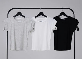 Rubo Sleeve Cut-off Basic Short Sleeve