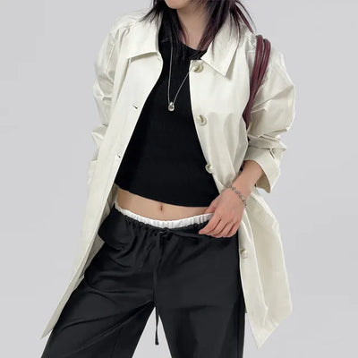 Ain Midi Trench Coat