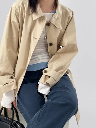 Ain Midi Trench Coat
