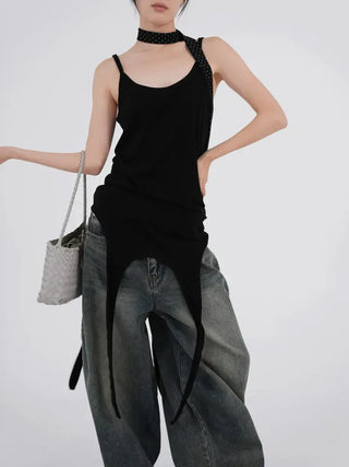 Nepo Mega Balloon Fit Washed Denim Pants