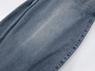 Nepo Mega Balloon Fit Washed Denim Pants