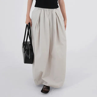 Toel Rustling Summer Balloon Long Skirt