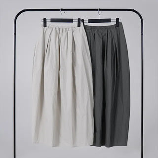 Toel Rustling Summer Balloon Long Skirt