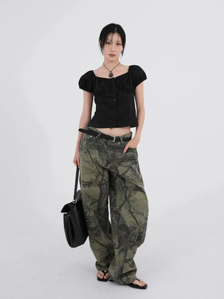 Roche Tree Print Balloon Pants