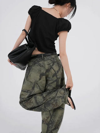 Roche Tree Print Balloon Pants