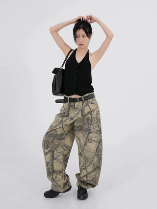 Roche Tree Print Balloon Pants