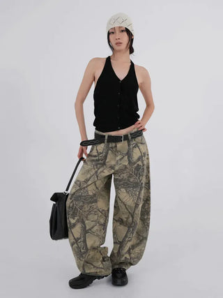 Roche Tree Print Balloon Pants