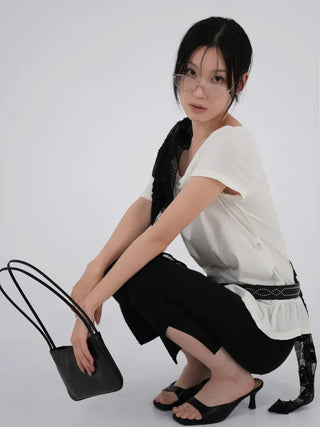 Yuko Boat Neck Flare Off-Shoulder Top