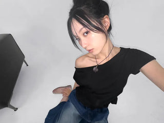 Yuko Boat Neck Flare Off-Shoulder Top