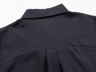 Sebin Basic Linen Crop Shirt