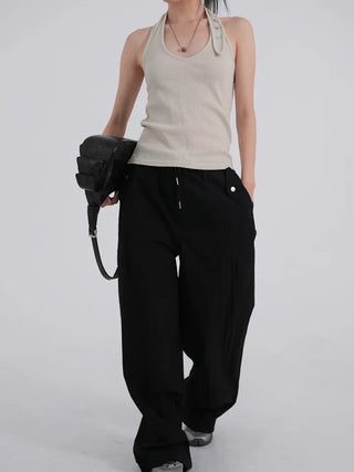 Lauren Button Halterneck Sleeveless