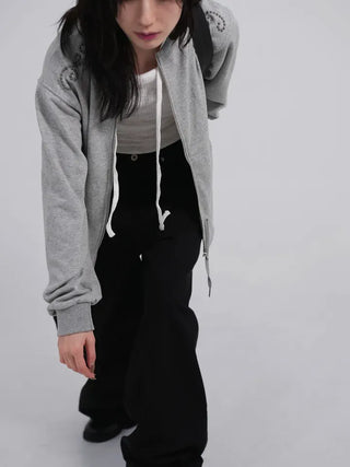 Dearning Slub Cotton Wide Pants