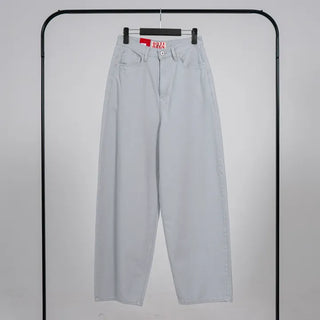 Dearning Slub Cotton Wide Pants