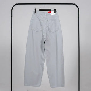 Dearning Slub Cotton Wide Pants