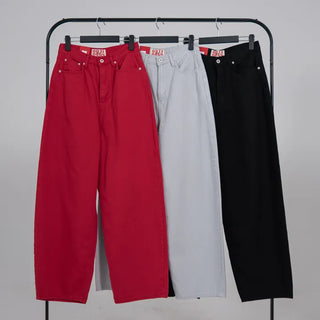 Dearning Slub Cotton Wide Pants