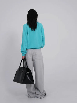 Dearning Slub Cotton Wide Pants