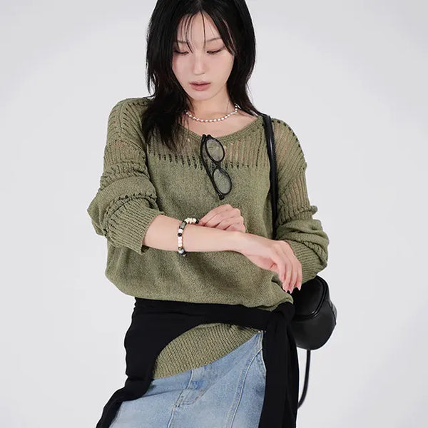 Miya Damaged Knit