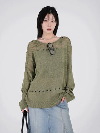 Miya Damaged Knit