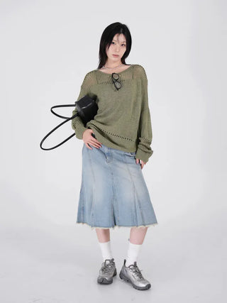 Miya Damaged Knit