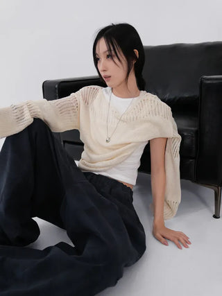 Miya Damaged Knit