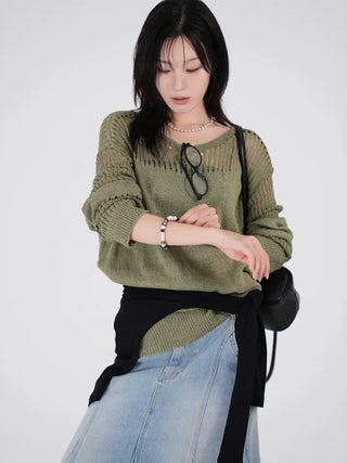 Miya Damaged Knit