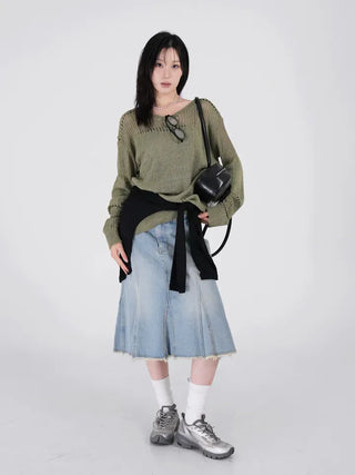 Miya Damaged Knit