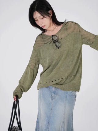 Miya Damaged Knit