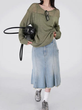 Miya Damaged Knit