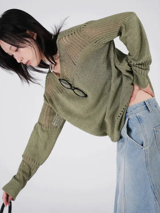 Miya Damaged Knit