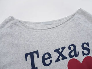 Kia Texas Oversized One-Shoulder T-Shirt