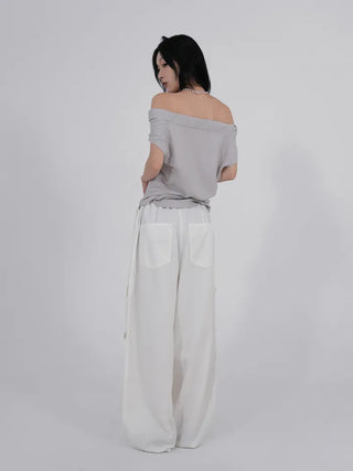 SOV Soft Tie Off Blouse