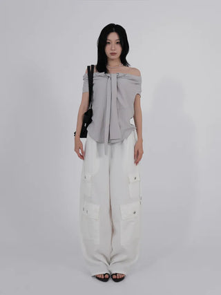 Emo Double Pocket String Balloon Pants