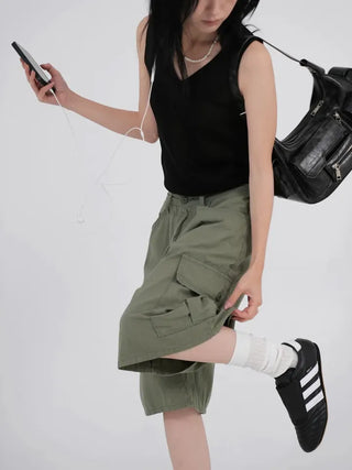 Leudi Big Pocket Bermuda Pants