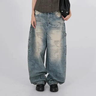 Tael Fade Camouflage Carpenter Denim Pants