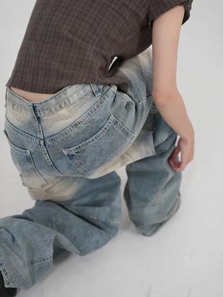 Tael Fade Camouflage Carpenter Denim Pants