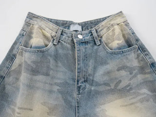 Tael Fade Camouflage Carpenter Denim Pants