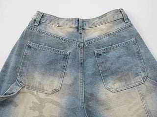 Tael Fade Camouflage Carpenter Denim Pants