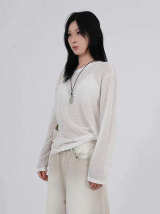 Mur Linen See-through Knit