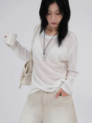Mur Linen See-through Knit