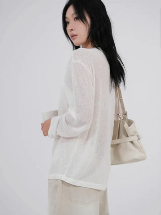 Mur Linen See-through Knit