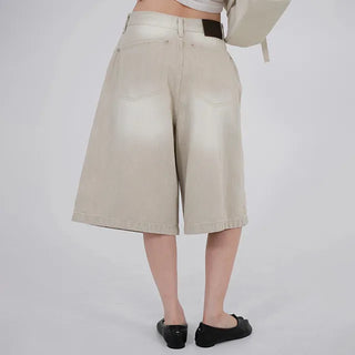 Soah Pale Beige Bermuda Pants